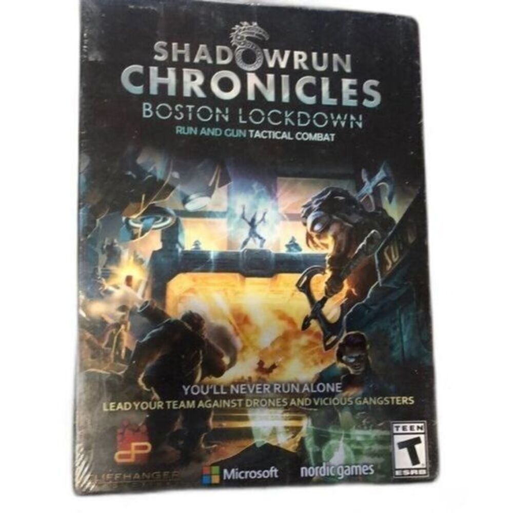 Shadowrun Chronicles Boston Lockdown PC Game‎ New Sealed Action